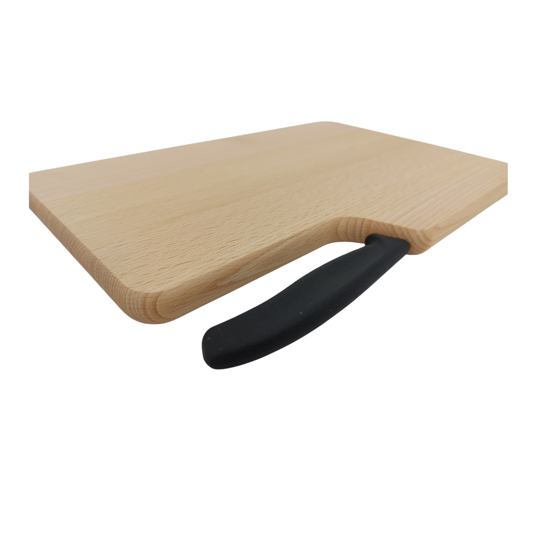 Brotzeitbrett mit Messer