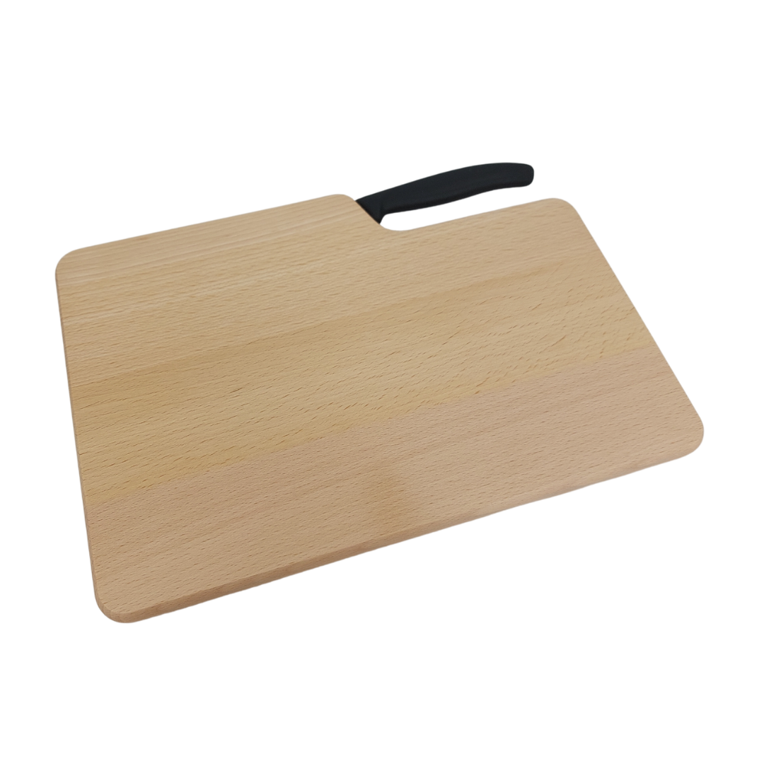 Brotzeitbrett mit Messer