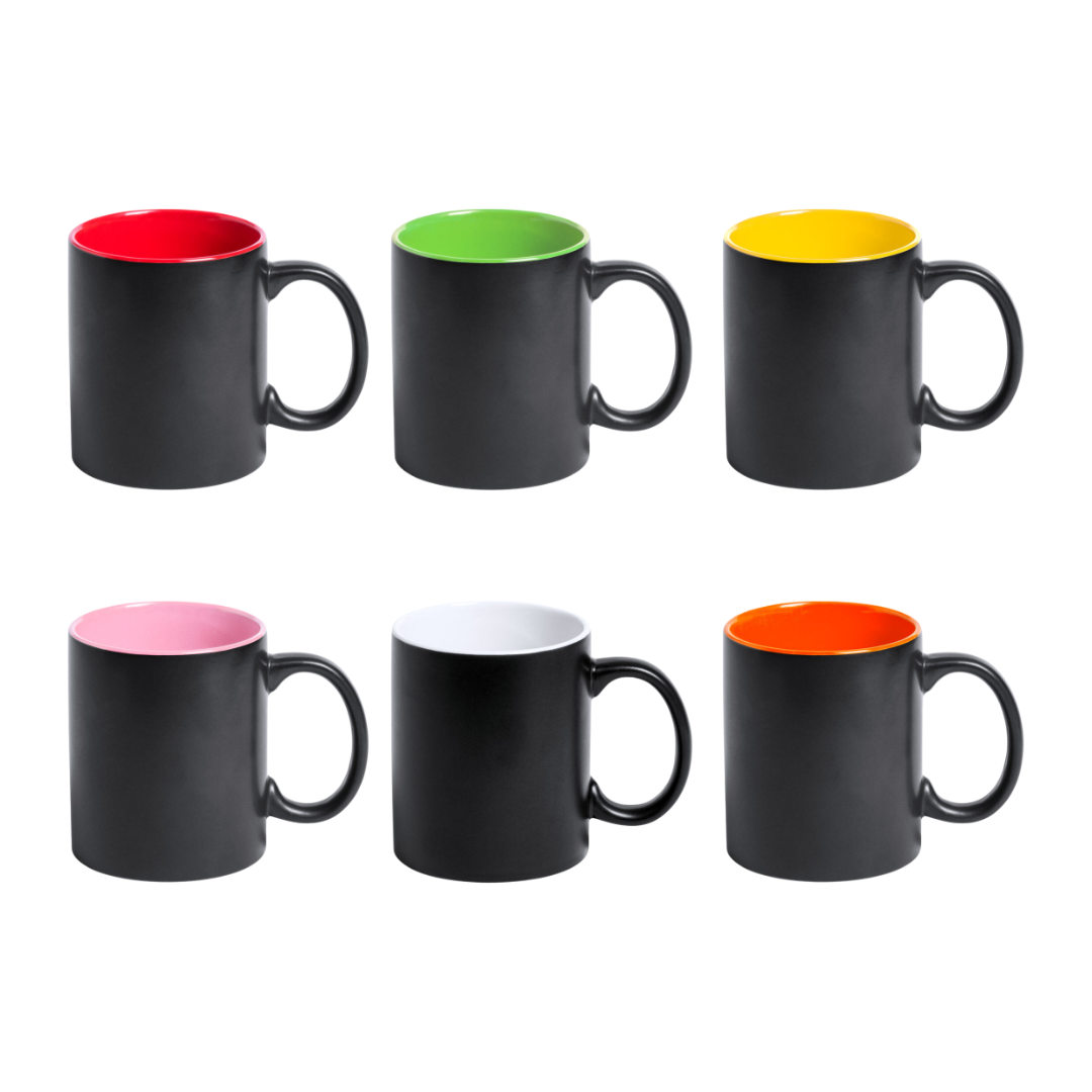 Keramiktasse Schwarz - Farbe